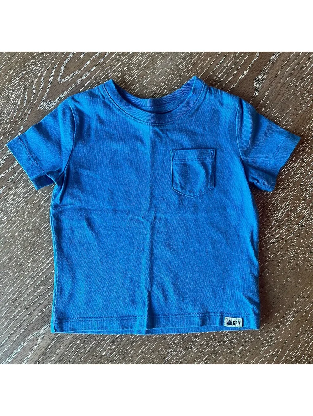Gap Blue Pocket Tee 18-24 months